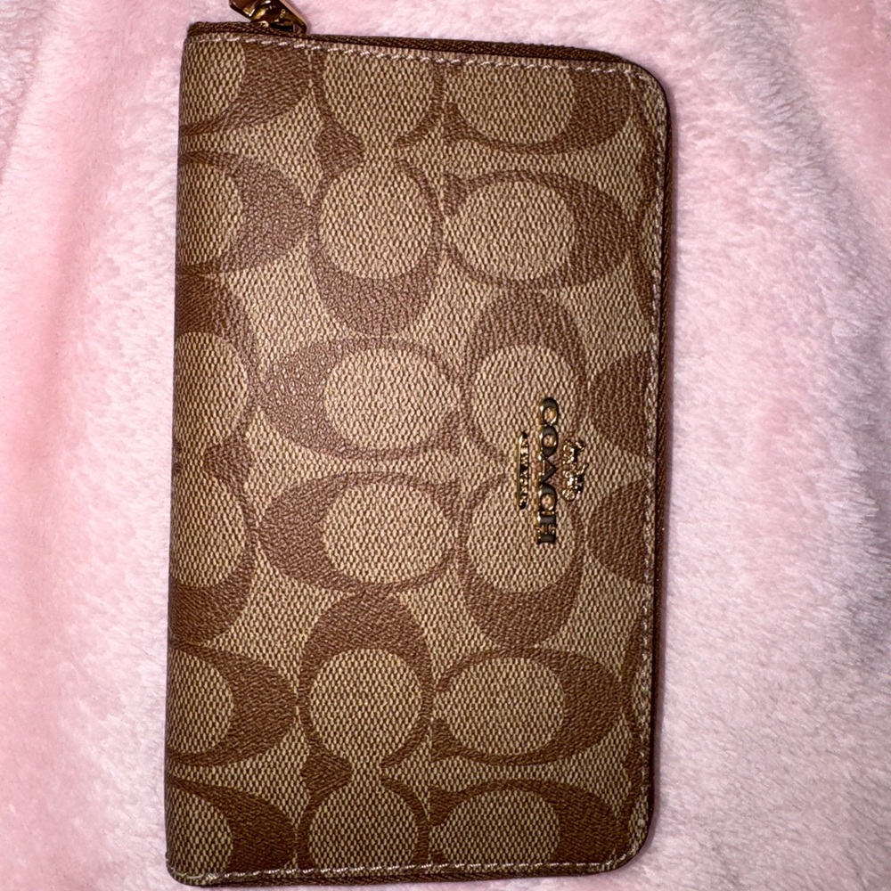 Coach Brown Signature Wallet
